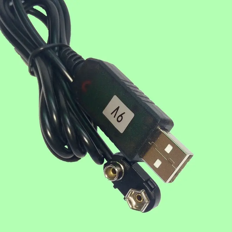9 в батарея Eliminator кабель питания USB для мультиметра микрофон гитары 2 м