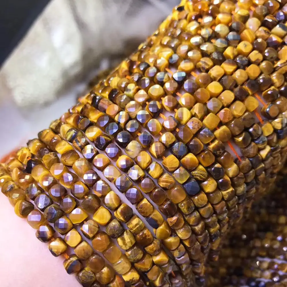 Натуральный кристалл желтый тигровый глаз полуготовый продукт Кристалл DIY