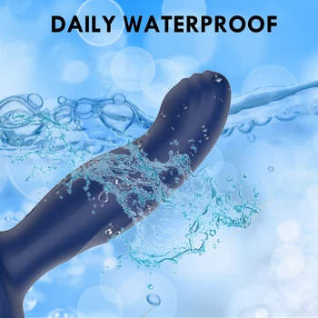 Male Prostate Massage Anal Plug Vibrator Penis Ring Wireless Remote Control Delay Ejaculation Ring Butt Plug Sex Toys For Men 4