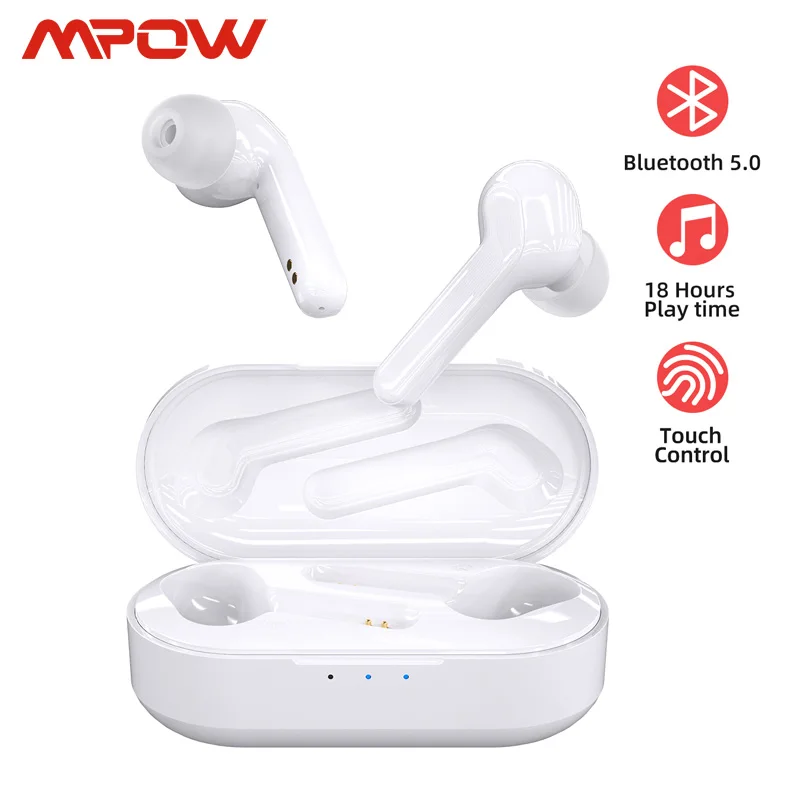 Беспроводные наушники M21 TWS Bluetooth 5 0 вкладыши время работы 18 часов сенсорное