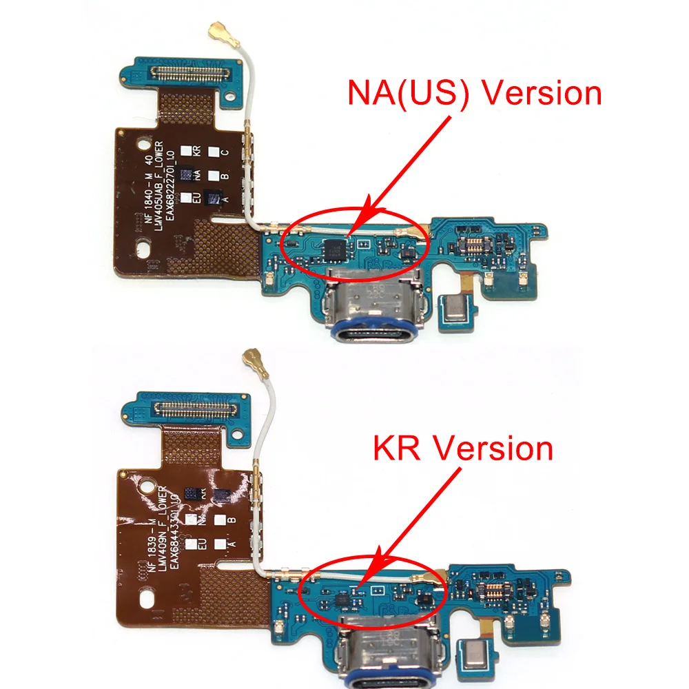 For LG V40 ThinQ Type C Charging Port Charger Dock With Microphone bottom Board flex cable V405 V409 | Мобильные телефоны и