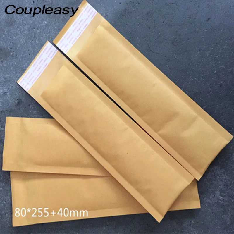 Buen trato Sobres de burbujas de papel Kraft, bolsa de correo con burbujas autoadhesivas, color amarillo, a prueba de golpes, 10 unids/lote llKdwV9AJ