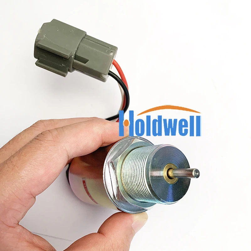 Stop Solenoid Holdwell Solenoid Valve PJ7415748 Excavator EC13 EC15 EC15B EC20 EC20B EC25