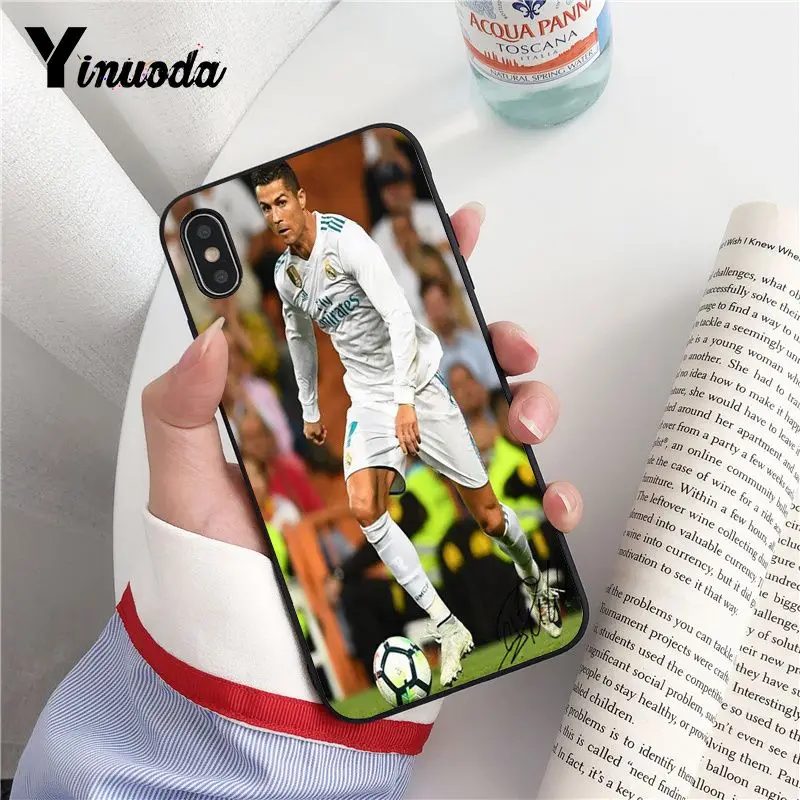 Yinuoda Ronaldo Luiz Nazario De Lima TPU черный чехол для телефона iPhone 6S 6plus 7 7plus 8 8Plus X Xs MAX 5 5S XR - Цвет: A12