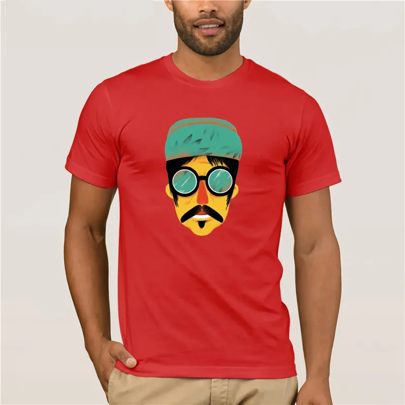 Футболка с рисунком перца чили, camiseta de dibujos animados de Anthony camiseta de verano para Hombre Camisetas - Цвет: red