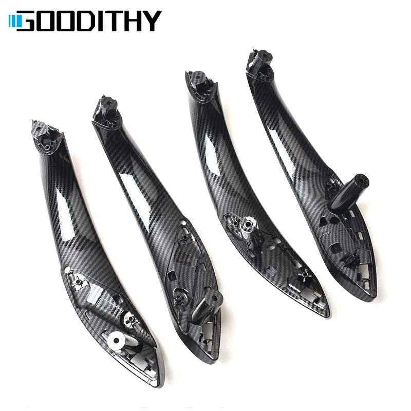 Новый углеродного волокна Цвет автомобиля внутренняя дверная ручка отделка для