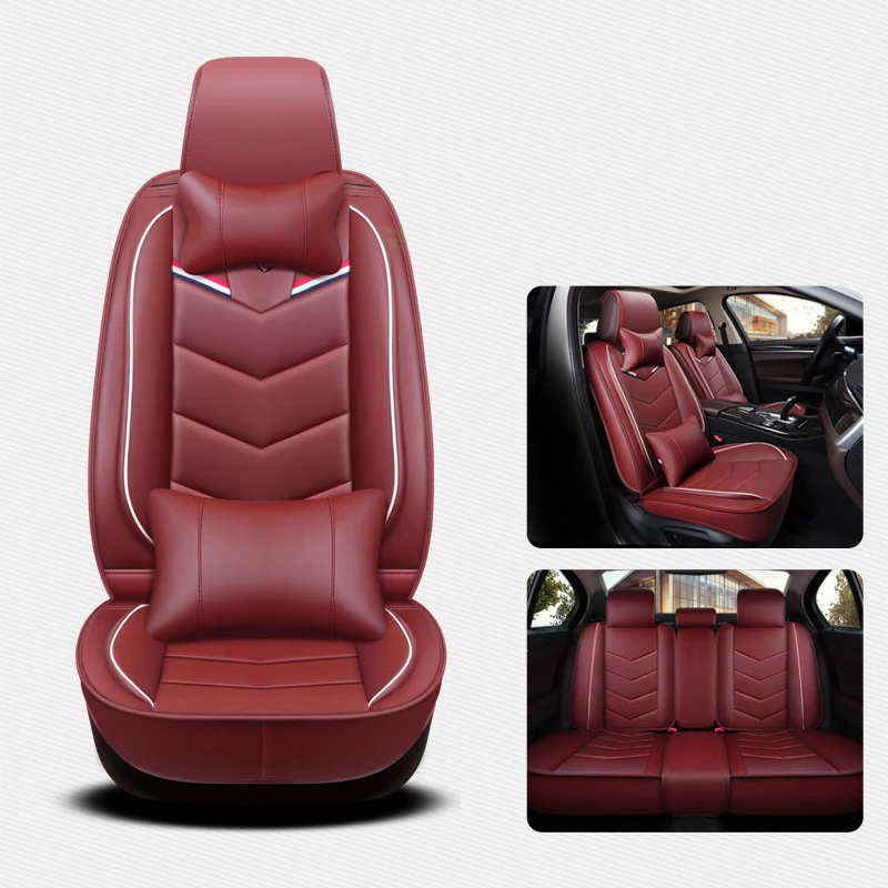 

WLMWL Universal Leather Car seat cover for Acura all models RDX ZDX RL TL ILX TLX RLX TLX-L CDX car styling auto accessories