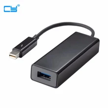 Супер Скоростной Порт Thunderbolt к USB 3,0 кабель преобразования 15 см адаптер жесткого диска