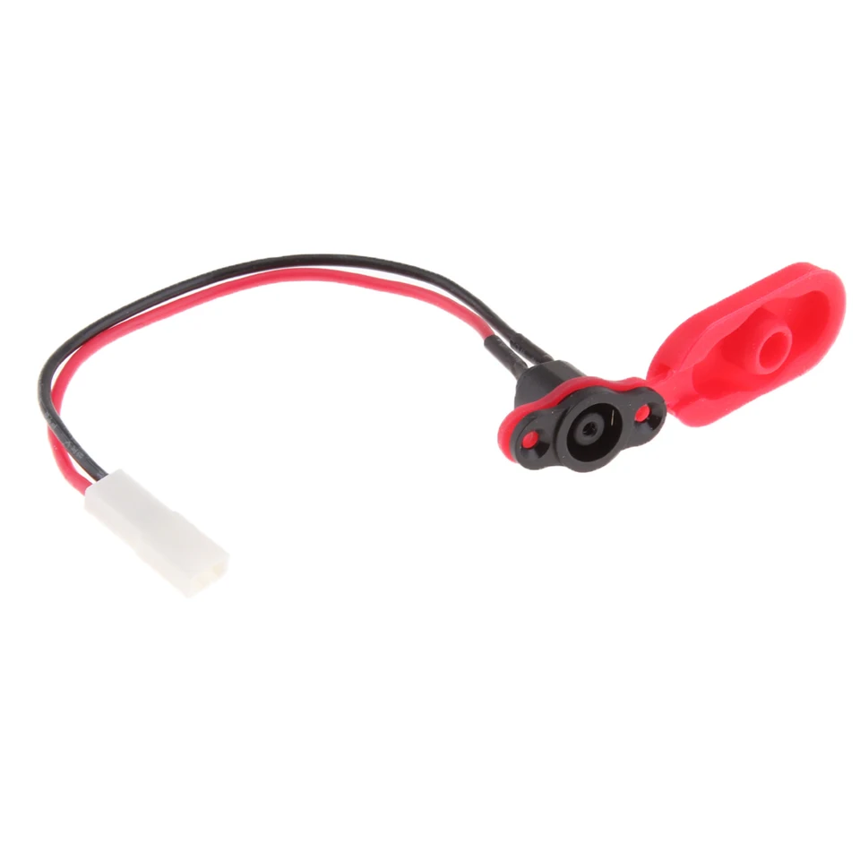 OUKENS Tappo Di Protezione Impermeabile Per Porta Di Ricarica In Gomma - Per Scooter Elettrico Xiaomi Mijia M365 - Rosso, Antipolvere, Antispruzzo - 5