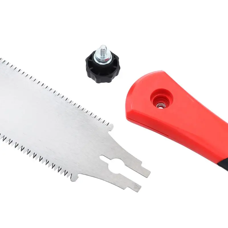 

Woodworking Double Sides SK5 Steel Hand Saw Tenon Fine Tooth TPR Handle Garden 23GB