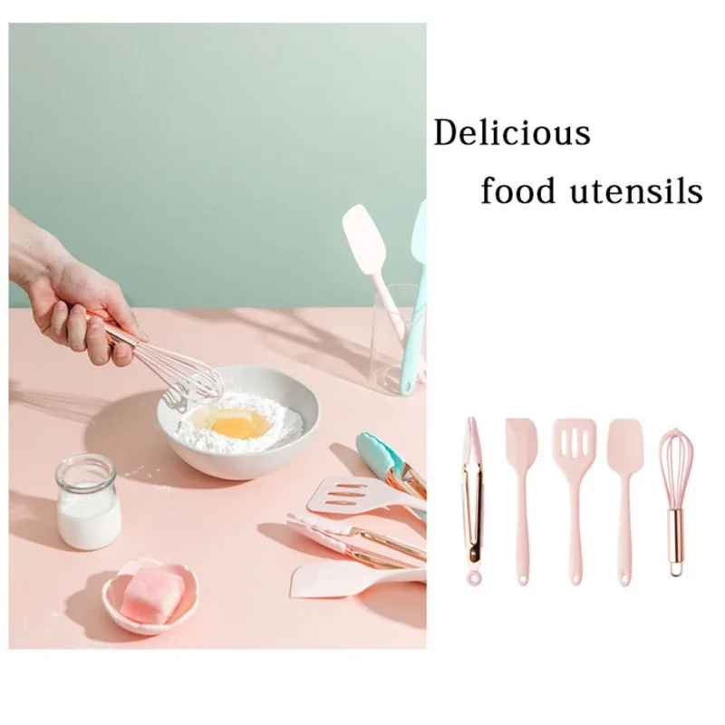 Силиконовая кухонная утварь антипригарная посуда кухонный инструмент ковш