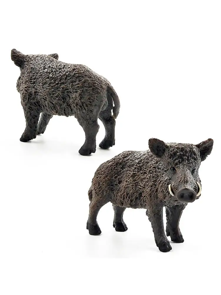 1pc Wild Boar Animal Model Figurine Action Figures Kids Toys Collectibles 