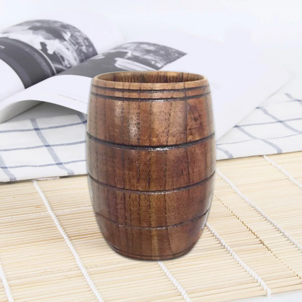 Натуральная твердая древесина чайная чашка Деревянные Кружки чайные чашки Большая японская деревянная чашка креативная кислота Jujube деревянная изоляционная чашка