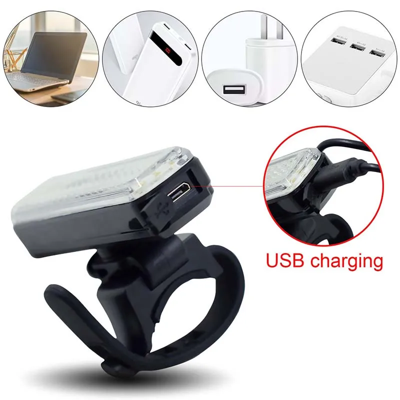 Велосипедный рюкзак шлем лампа велосипедный задний светильник USB Перезаряжаемый