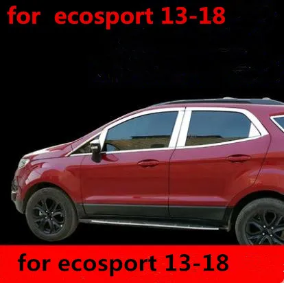 Автомобильные оконные решетки из нержавеющей стали для ford ecosport 2013 2014 2015 2016 2017 2018 2