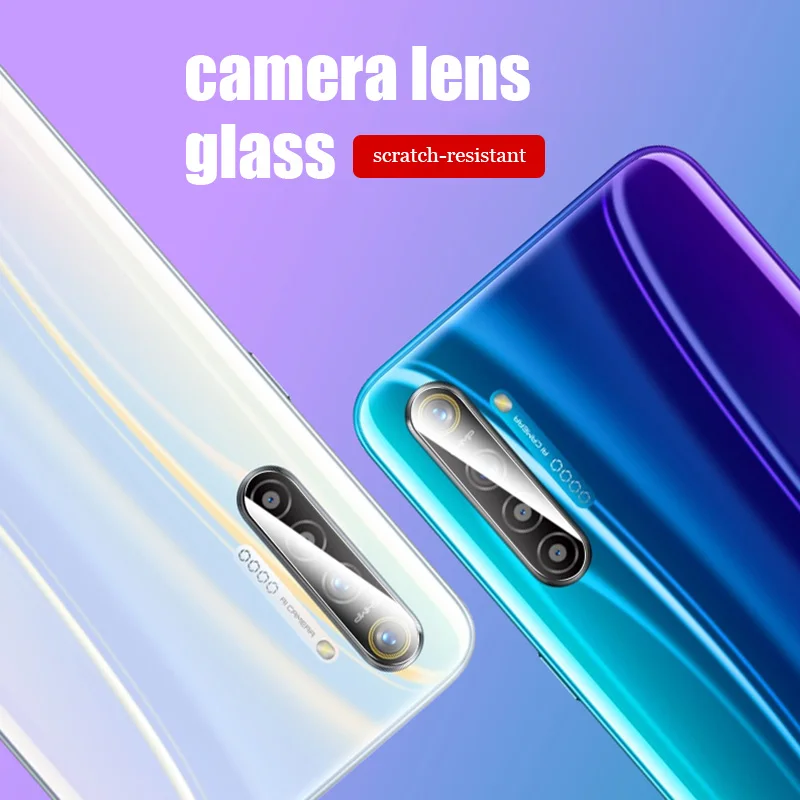 Гибкая ультратонкая линза для камеры Cristal Templado Защитное стекло телефона Realme XT X2 X 5