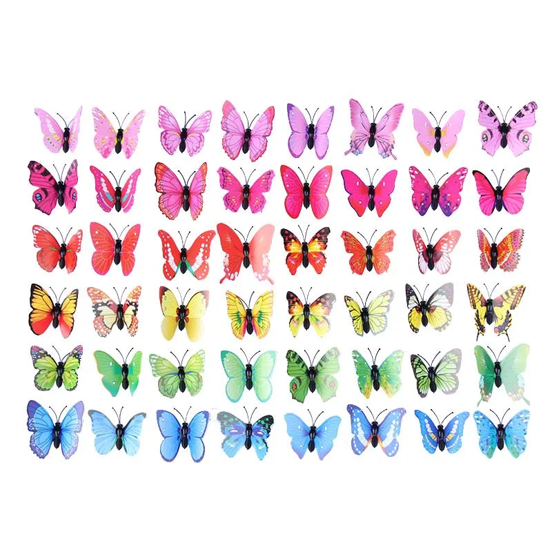 10PCS Fashion Butterfly Hair Clips for Women Girls Wedding Photography Head Clips Hairpin Hairgrips Decoration Hair Accessories