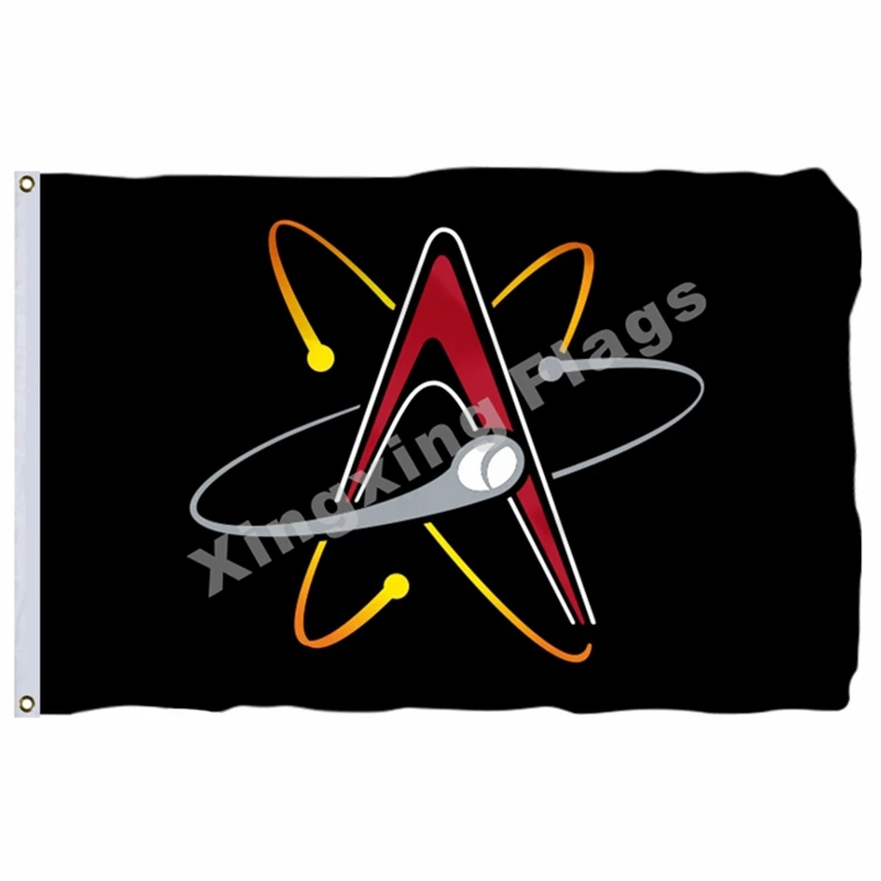 Aberdeen IronBirds флаг MILB баннер с модифицированным флагом США 3ft X 5ft полиэстер летающий размер 90X150 см - Цвет: Albuquerque Isotopes