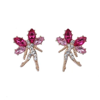 

2020 Cute Small Elf Stud Earring New Fairy Dancing Crystal Earring Bohemian Luxury Ingenious Earring for Girlfriend Party Gifts