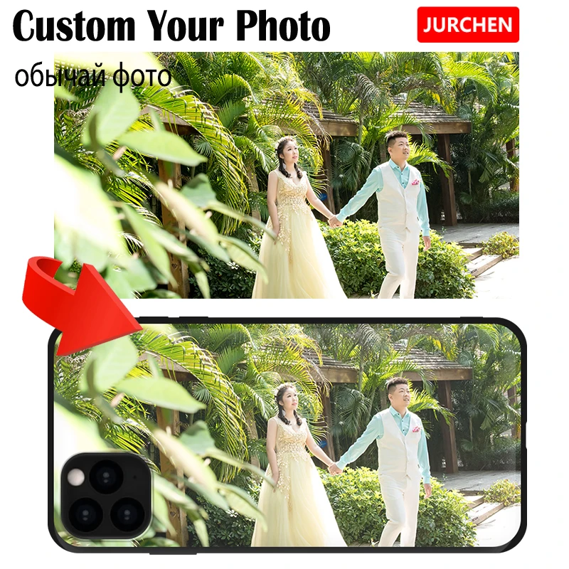 JURCHEN Custom Phone Case For Xiaomi Redmi 9C 9A K30 9 10A 10C 10X 9AT Note 9T 7 9S 10S Mi Poco X3 C3 F1 F2 Pro NFC 5G DIY Photo