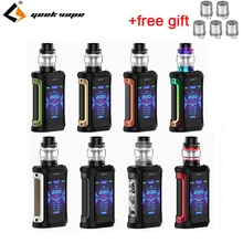 GeekVape Aegis X Kit 200 Вт коробка мод с цербером Sub Ом Танк подходит супер сетка X2 спиральная электронная сигарета Vape Kit