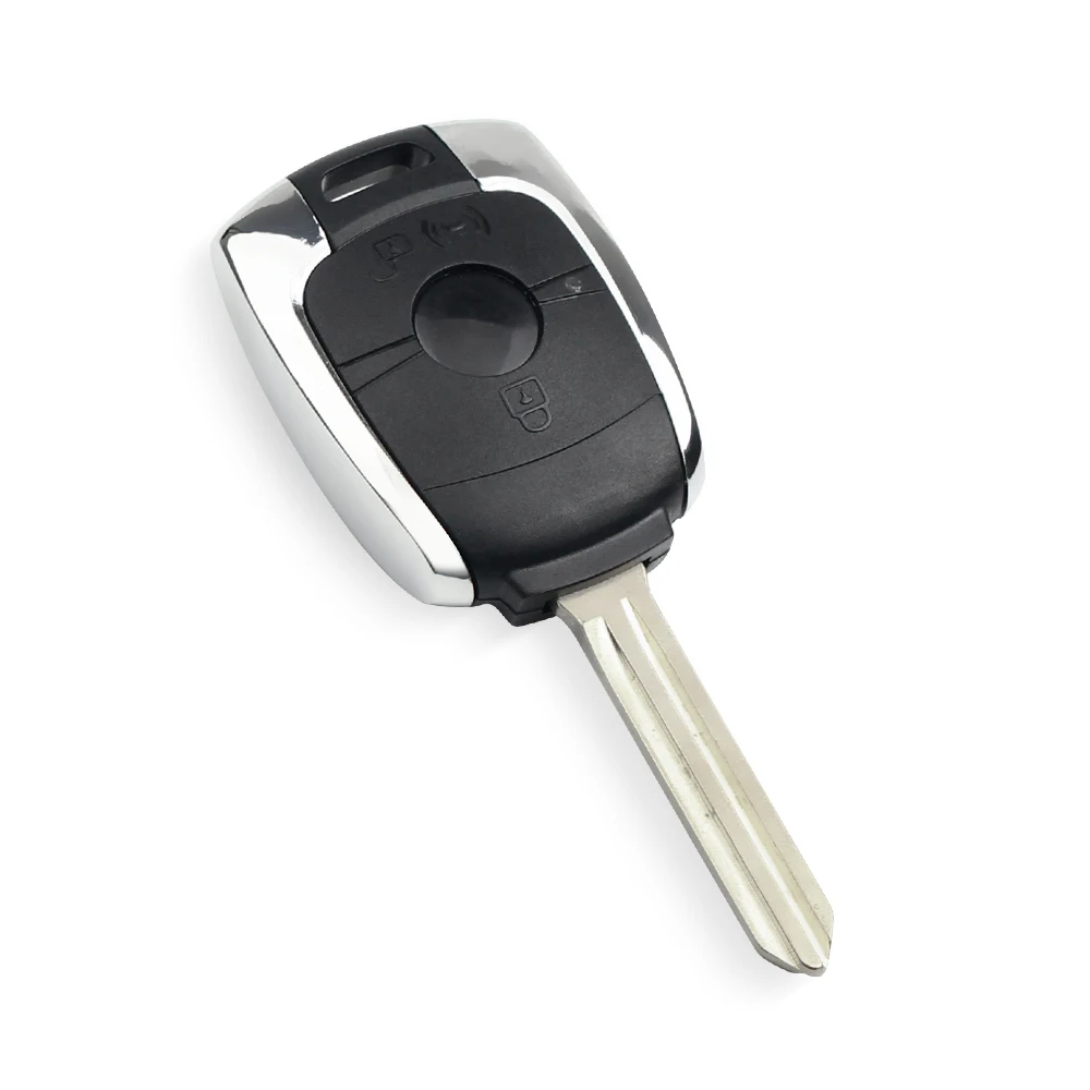 KEYYOU 10 шт. пульт дистанционного управления автомобильный ключ чехол для SsangYong Korando Kyron Actyon Rexton 2 кнопочный ключ автомобиля авто Замена ключа