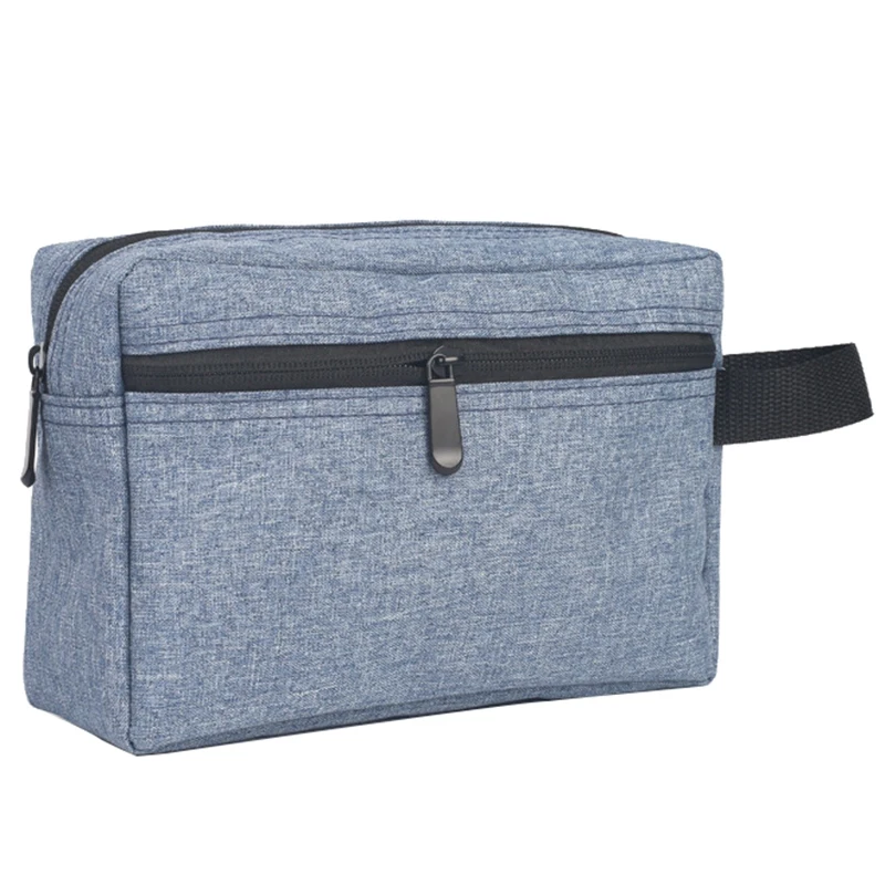 1 шт., дорожная мужская сумка для мытья, водонепроницаемая сумка для макияжа, набор для мытья туалетных принадлежностей, сумка для хранения для женщин, косметичка - Цвет: Blue