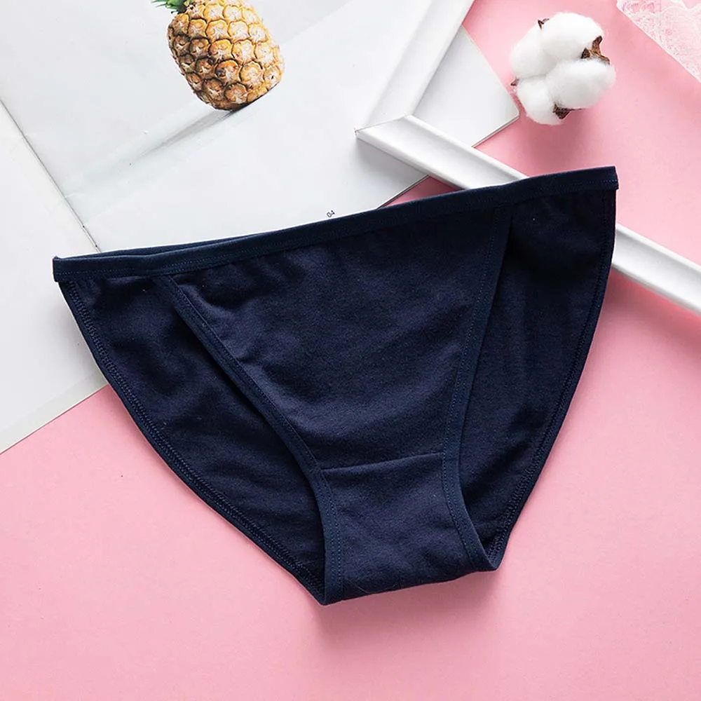 Japan Style Pure Color Women Panties Breathable Ladies Panties Exquisite Female Lingerie Comfortable Sexy Women Underwear