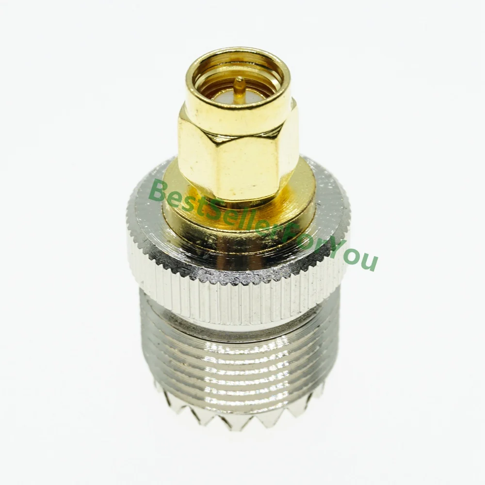 UHF SO 239 SO239 гнездо к SMA разъем коаксиальный РЧ адаптер|Соединители| |