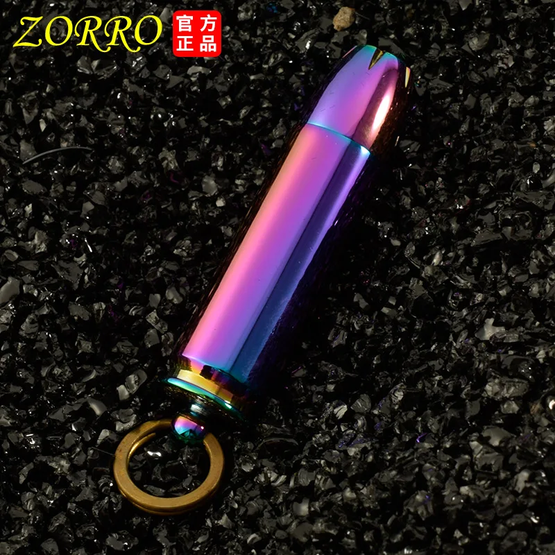 Zorro Z524 warhead чистые копперы зажигалки индивидуальность креативный круг кулон Z525 Водонепроницаемый мини керосиновая зажигалка