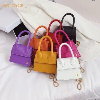 

Women Pure Color Crossbody Top-handle Bag Casual PU Leather Shoulder Sling Pouch Popular Simple Female Daily Bag