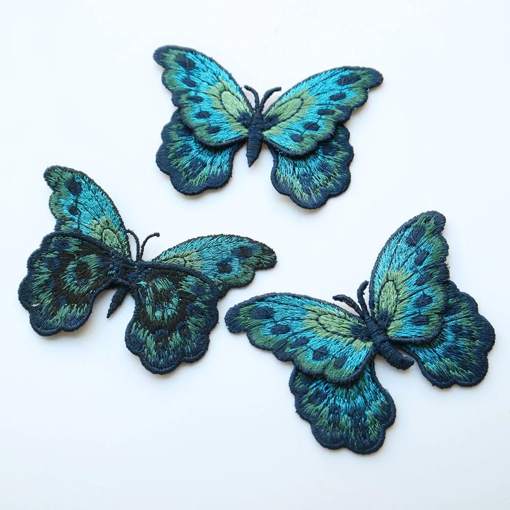 Small Embroidered Patches Butterfly  Patches Clothing Butterfly - 2pcs  Butterfly - Aliexpress