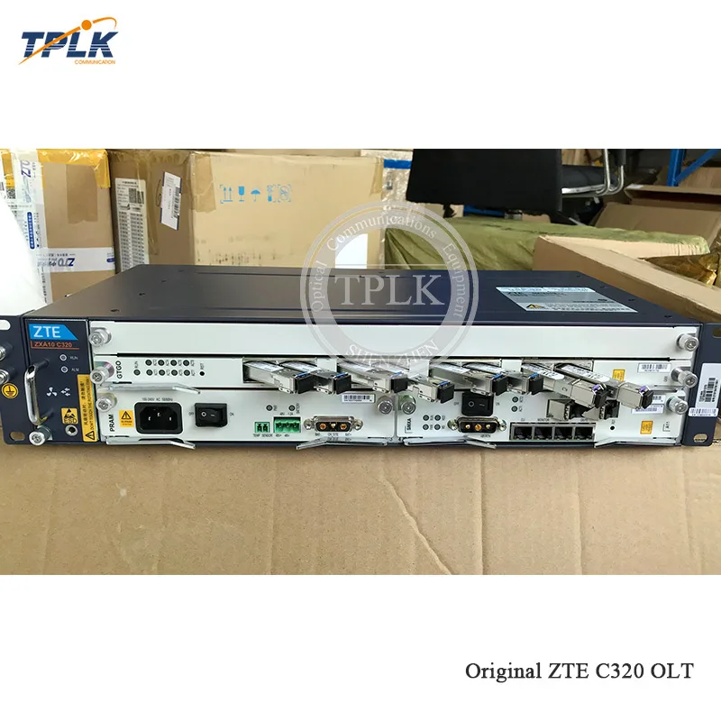Высокое качество zte C320 G/EPON OLT, всесторонние QoS механизмы для голоса, с 1GE SMXA/1+ PRAM+ 8 портов GTGO(с 8 шт c+ модуль