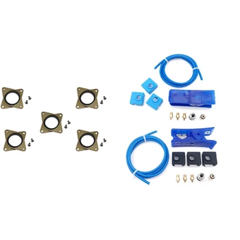 

Upgraded 17 Stepper Steel and Rubber Vibration Dampers with 3D Printer Parts DIY Kit Ender-3/Cr-10S PTFE Tube Blue