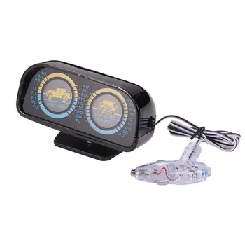 

Car Inclinometer Vehicle Inclinometer Creative Auto Inclinometer Compass Gradient Balance Backlight 12V Universal