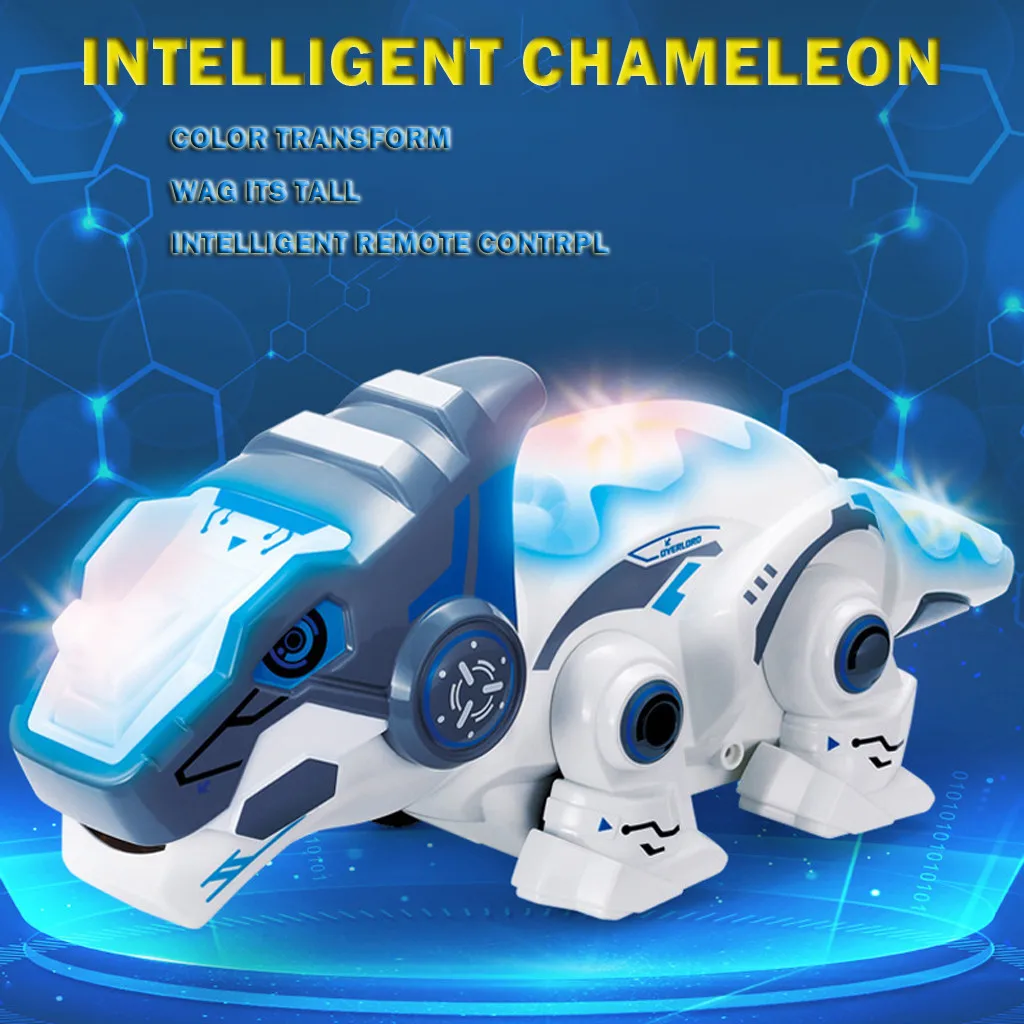 

Robotic Toys Smart chameleon Robotic Can Eat Things Function Cute Toy Electronic Pets Children Fun Toys Gifts for Children