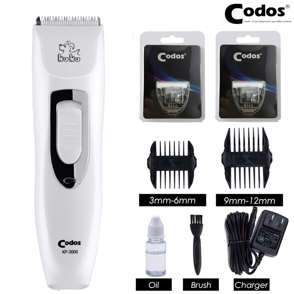 Professional Grooming Kit Cat Dog Hair Trimmer Rechargeable Electrical Pet Clipper Shaver Set Haircut Machine Codos KP3000