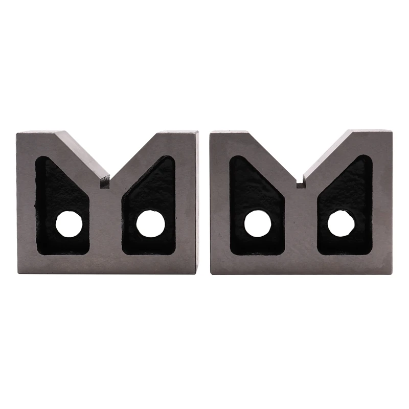

2 Pcs 90 Degree Cast Iron V-Block 3 x 1-5/16 x 2-3/8 V Block Without Clamp