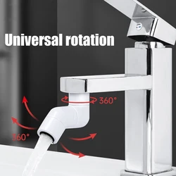 720°Universal Splash Filter Faucet Extender Aerator Rotatable Sprayer Head Swivel Sink Faucet For Kitchen And Bathroom Sink