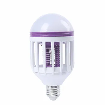 

12W LED Bulbs Mosquito Killer Lamps 2 In 1 Bedroom Tools Fly Bug Insect Trap Radiationless Summer Lighting /BY