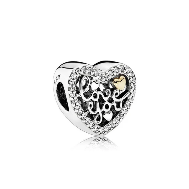 Genuine 925 sterling silver marine animal hanging bead pendant suitable for original Pandora bracelet ladies fashion jewelry CMC071