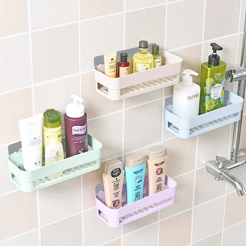 

Bathroom Wall-Mounted Shelf Free Punch Incognito xi bi Toiletries Rack Toilet Toilet Storage Rack