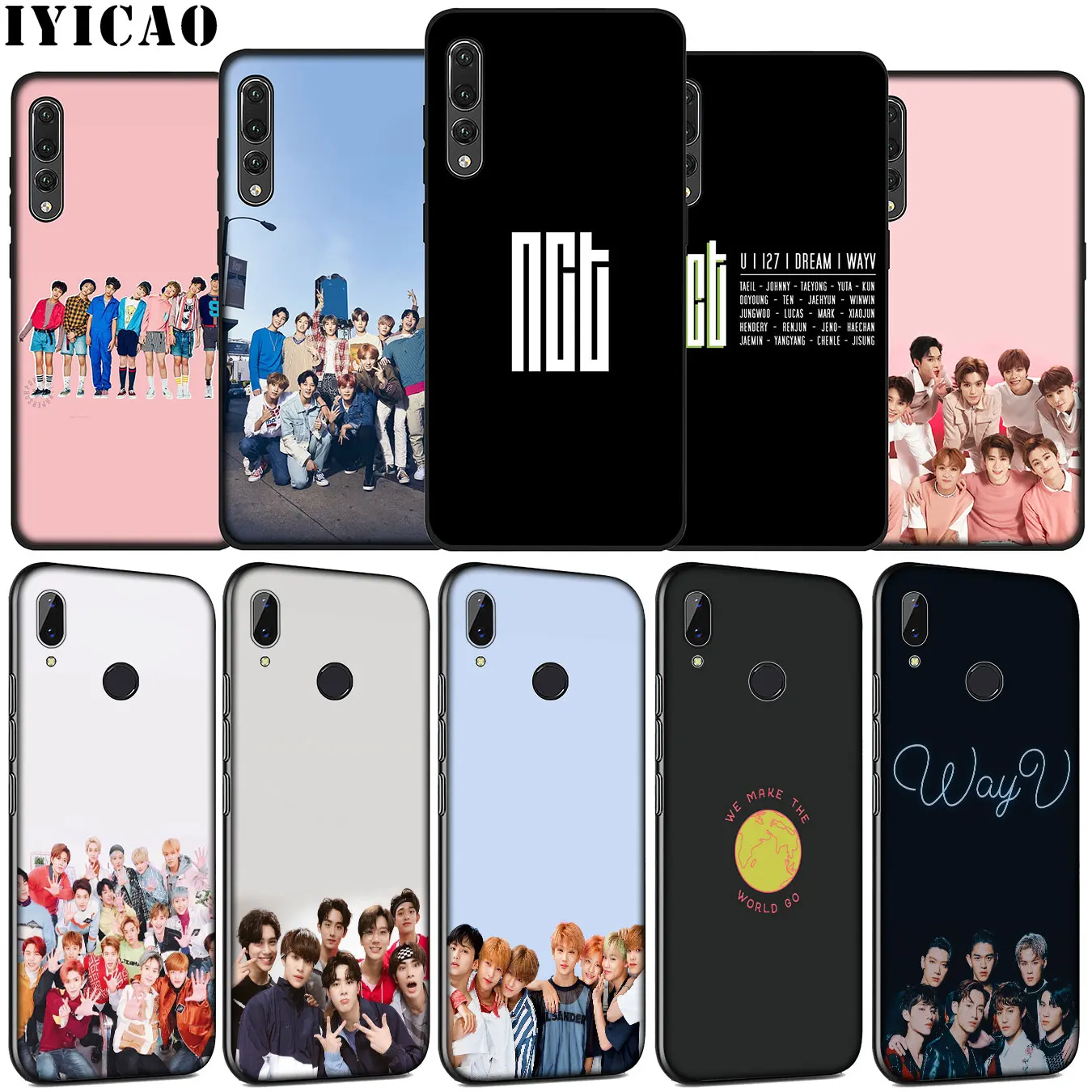 NCT 127 DREAM U Soft Silicone Case for Huawei P30 P20 Pro P10 P9 Lite Mini 2017 2016 Black Cover P Smart Z 2019 | Мобильные телефоны