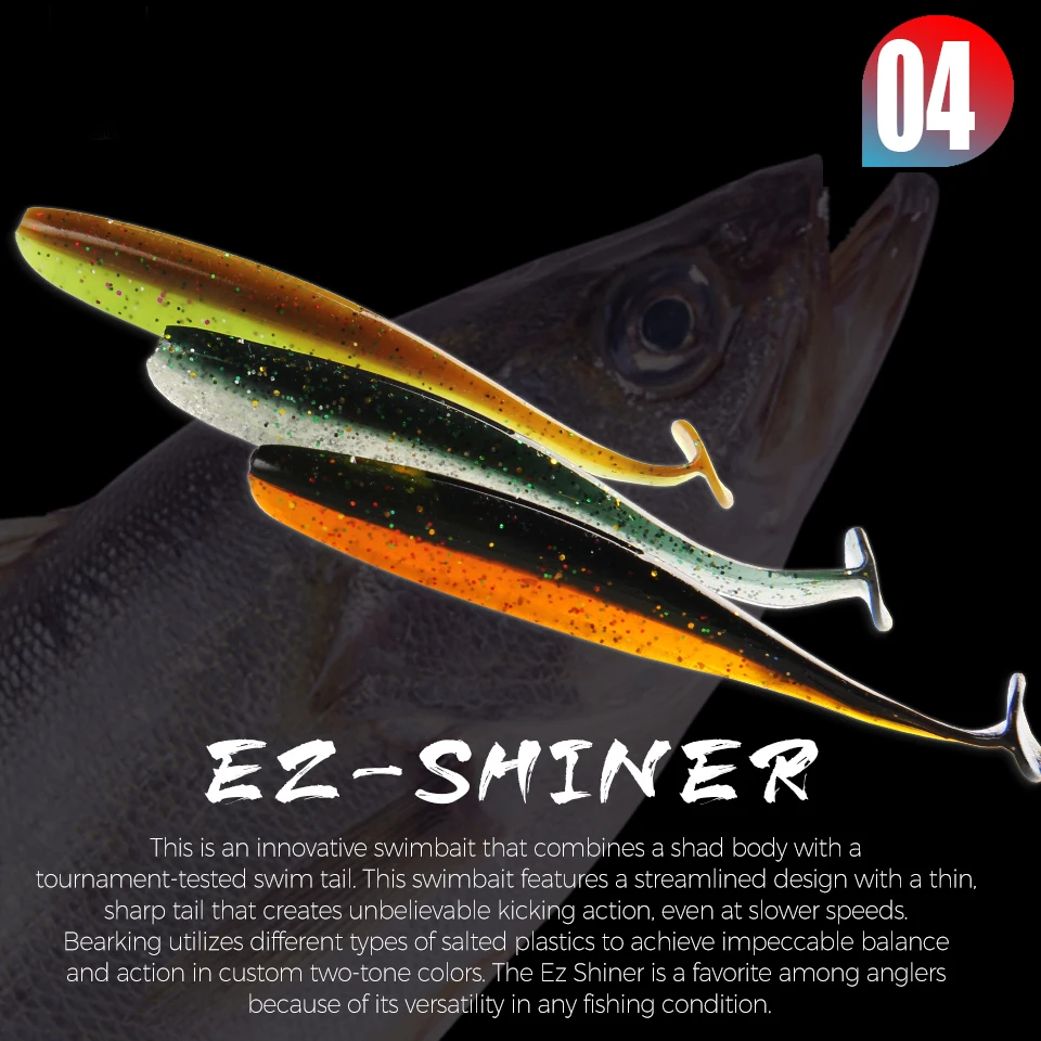 BEARKING Ez Shiner от 5 см 7 Высота каблука 10 или воблеры для горячего Карп Рыбалка мягкие