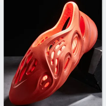 

Summer Casual Shoes Men Sandals Soft Mesh Couple Beach Slippers Foam Runners Comfort Flip-flops Slipper Men Swimming Sandal 2020