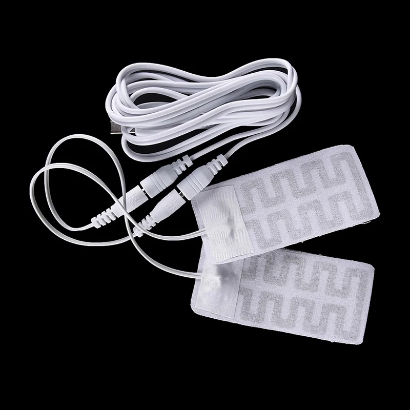 5*9 см 5 в USB носки с подогревом Углеродные волокна колодки электрические стельки