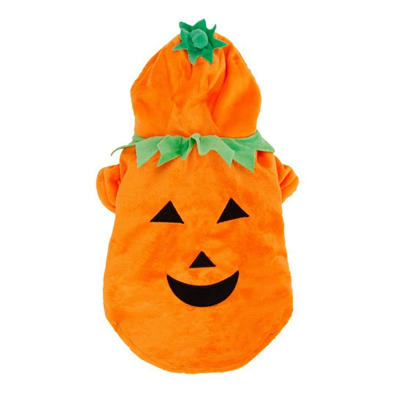 Одежда для домашних животных; Утепленные зимние теплые наряды; Забавный костюм тыквы для косплея для собак