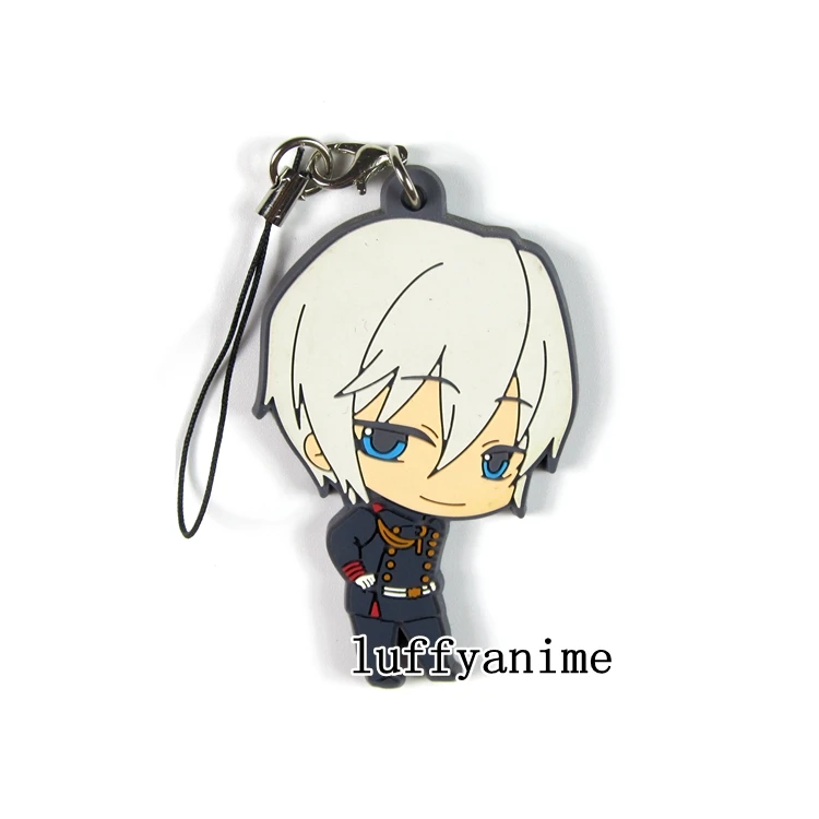 Japan Anime Seraph of the End Owari no Seraph Rubber Strap Charm Keychain Gift 