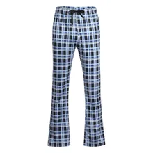 JAYCOSIN мужские брюки клетчатая пижама с принтом Мужские брюки для пижамы брюки мужские модные летние повседневные Прямые мужские Акриловые брюки
