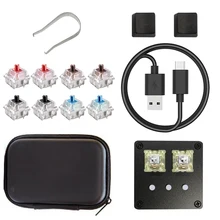 Hfsecurity diy osu! Teclado v4 para windows 5 teclado de jogo chave usb 2.0 rgb cherry mx teclado mecânico quente swap